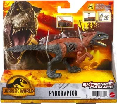 Produktbild von Mattel GWN13 Jurassic World Extreme Damage Feature Dino Fire Dino