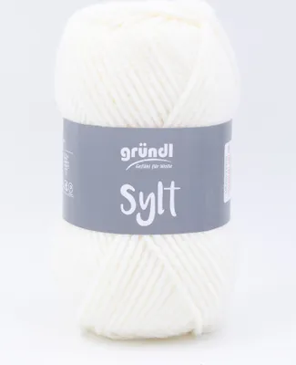 Produktbild von Gründl Sylt Wolle 80 % Polyacryl 20 % Wolle 100 g, 130 m Lauflänge, Nadelstärke 7-8