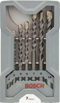Produktbild von 7-tlg. CYL-3 Betonbohrer-Set, 4/5/6/6/7/8/10 mm