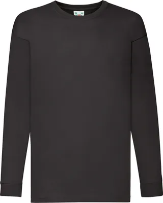 Produktbild von Fruit of the Loom Kids Valueweight Long Sleeve T-Shirt Kinder Shirt langarm