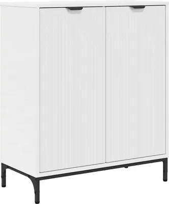 Image de Buffet Blanc 69,5 x 33 x 82 cm Bois d'ingénierie
