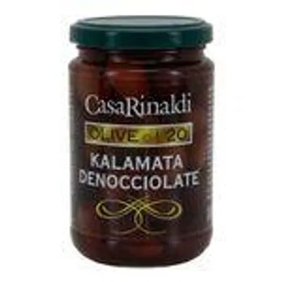 Kalamata-Oliven Casa Rinaldi | entsteint | in Salzlake | 300 g Glas