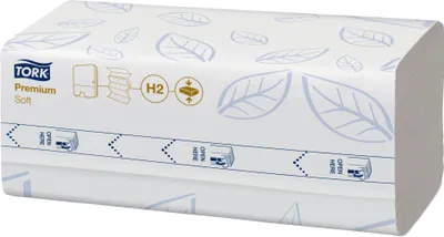 Zdjęcie produktu dla TORK Papierhandtücher 100888 Xpress H2 Premium Interfold-Falzung 2-lagig 2.040 (100888)