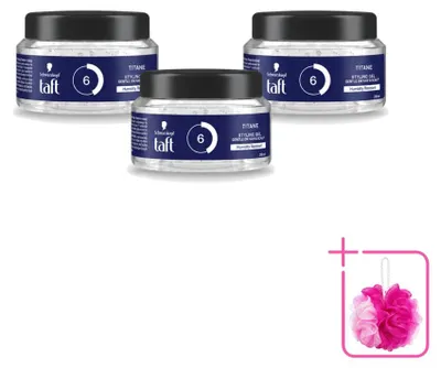 Zdjęcie produktu dla 3 sztuki Taft Men Power Gel Titane Hold 6 - Mocna stylizacja - 250 ml - Opakowanie ekonomiczne