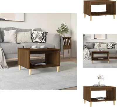 Produktbild von vidaXL Couchtisch Braun Eichen-Optik 60x50x40 cm Holzwerkstoff -  Couchtische