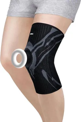 Productafbeelding van Famanu kniebrace met bilaterale ondersteuning - geschikt voor joggen en fitness