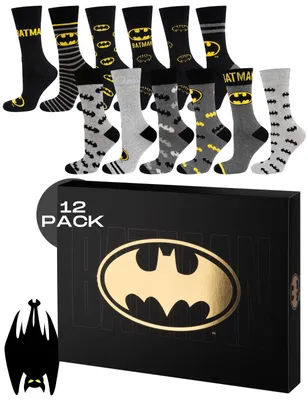 Obrázek produktu pro Batman Adventní Kalendář Pánský Vánoce Ponožky Pánské Temná Překvapení