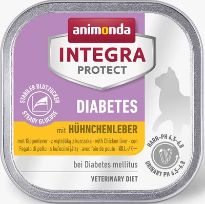 Produktbild von ANIMONDA Integra Protect Diabetes Poultry liver - nassfutter für Katzen - 100g