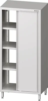Obrázek produktu pro Průchozí spižírna s posuvnými dveřmi, 900x600x2000 mm, svařovaná