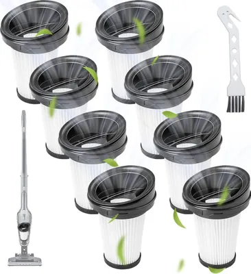 Produktbild von 8 Stück VCH9632 Filter für Grundig VCH9629 VCH9630 VCH9631 VCH9632 VCH9832 VCH9829 Handstaubsauger Filter Hepa Filter Ersatzfilter