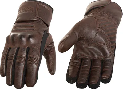 Productafbeelding van Rokker Juneau motorhandschoenen, bruin, maat L