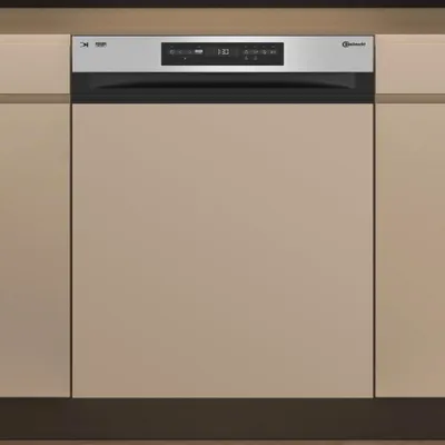 Produktbild von Bauknecht BKSV1 PAM, Halb integriert, Standardgröße (60 cm), Edelstahl, 15 Maßgedecke, A, 38 dB