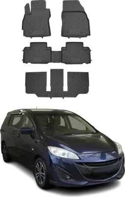 Immagine prodotto di 2010-2021 Mazda 5 tappetini TPE nero 5 pezzi