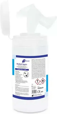 Immagine prodotto di Meditrade® 00941+ Meditrade® Desinfektionstücher Medizid® Rapid 1-lagig weiß, 150 Tücher