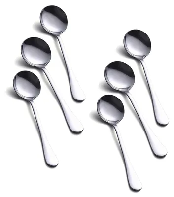 Suppenlöffel-Set, 6-tlg., Edelstahl, spiegelpoliert, 18,8 cm