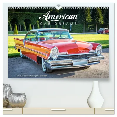 Produktbild von American Car Dreams (hochwertiger Premium Wandkalender 2027 DIN A2 quer), Kunstdruck in Hochglanz