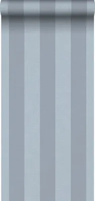 Produktbild von Sanders & Sanders Tapete Streifen Graublau - 640421 - 53 cm x 10 m