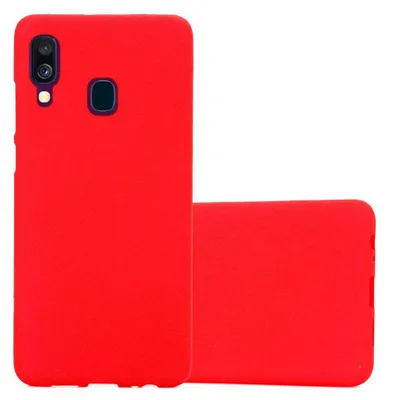 Immagine prodotto di Cadorabo custodia protettiva per Samsung Galaxy A40 in rosso custodia per telefono cellulare TPU Etui Cover Case