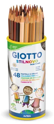 Productafbeelding van Giotto viltstiften, huidtinten, doos met 48 stuks, Stilnovo