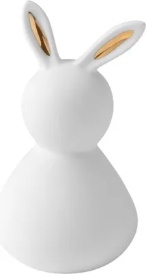 Image de Räder Ostern Porzellanhase klein Dame goldene Ohren D.7/H.13cm