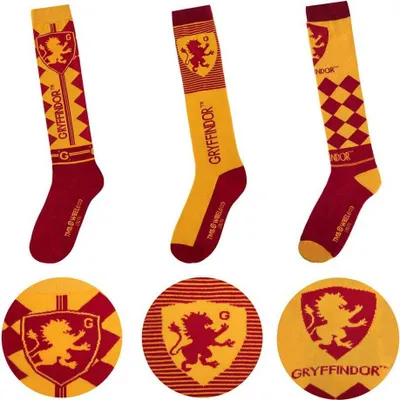 Produktbild von Harry Potter Kniestrümpfe 3er-Pack Gryffindor