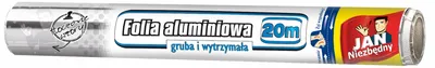 Productafbeelding van Husta En Duurzame Aluminiumfoilie Voor De Keuken, Merk Jan Niezbędny, 20 Meter