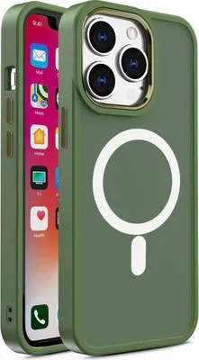 Zdjęcie produktu dla Hurtel Color Matte Case, Pokrowiec, Apple, iPhone 14 Plus, 17 cm (6.7"), Zielony