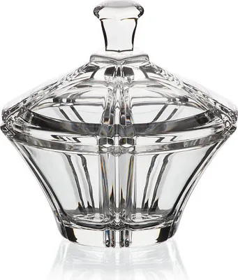 Produktbild von Dose Nadine 13cm, Transparent, aus Bleikristall