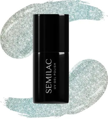 Produktbild von Semilac | Hybridlack - #485 The Nice One - Blau - 7ml - Nageldesign - Uv-gel-nagellack
