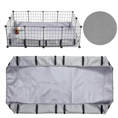 Produktbild von Meerschweinchen Käfig 121x61x10cm, wasserdichter Oxford Stoff, inkl. Liner & Pipi Pads, für Kaninchen & Hamster