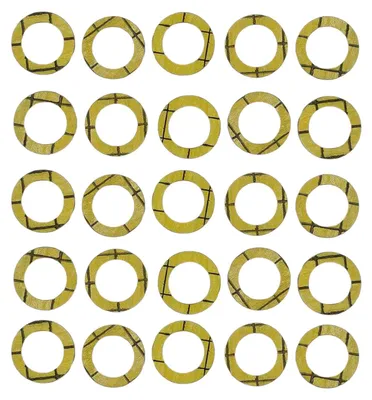 Flachdichtung 3/4", 24x18x2 mm, 25 Stück, 350 °C