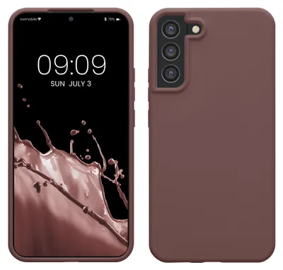 Produktbild von kwmobile Handyhülle für Samsung Galaxy S22 Plus Hülle - Case Silikon - Kabelloses Laden - Schutzhülle Cover in Grape