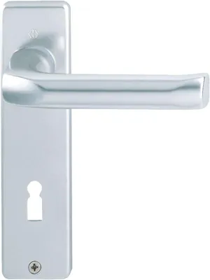 Produktbild von HOPPE Kurzschild-Garnitur London Aluminium Natur 113/202KP/AP - 6675094