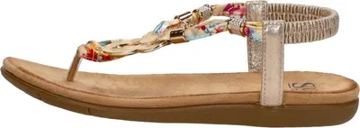 Productafbeelding van SUB55 Sandalen Plat Sandalen Plat - goudkleur - Maat 38