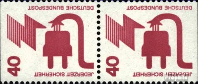 Produktbild von Briefmarken BRD (BR.Deutschland) 1974 Mi 699C/D senkrechtes Paar postfrisch Unfallverhütung