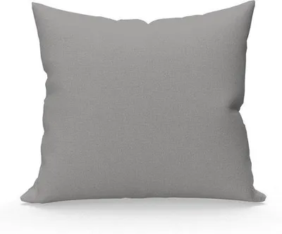 Produktbild von Famanu Kissen aus Baumwolle - grau - 65 x 65 cm - weich und atmungsaktiv