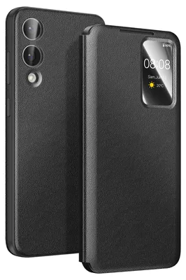 Obrázok produktu pre Avizar, puzdro Smart View s priehradkou na karty pre Galaxy S25 Edge, čierne
