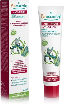 Immagine prodotto di Puressentiel Anti-Puntura - Crema multi-lenitiva - Punture di insetti e piante - Principi attivi naturali al 100% - Effetto rinfrescante - Allevia il prurito