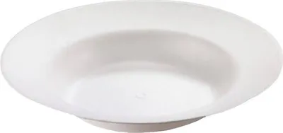 Produktbild von Tiefer Teller aus Zuckerrohr, PREMIUM Elegance, Durchmesser 23 cm, Höhe 3,8 cm, 50 Stück.