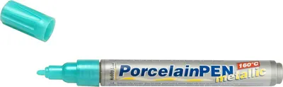 Produktbild von KREUL Glass & Porcelain Pen Metallic türkis-metallic