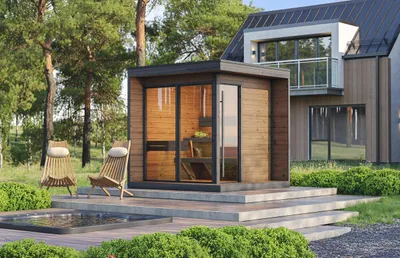 Produktbild von Viira 2 _Saunahaus  ThermoWood,