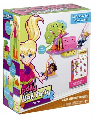 Produktbild von Mattel Polly Pocket Camping Spielset Mini Puppe