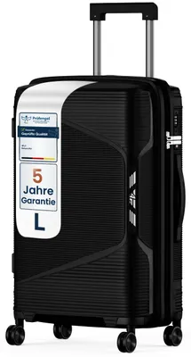 Produktbild von 4FLY Hartschalen-Reisekoffer L 65cm (61L) - mit TSA-Schloss, Doppelrollen, Aluminium-Teleskopgriff und Doppelreißverschluss