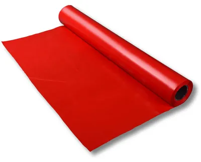 Produktbild von 1x LDPE-Folie Dekofolie Tischdecke rot opak 2300mm x 50m 100my