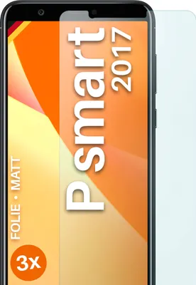 Produktbild von moex® 3x Schutzfolie kompatibel mit Huawei P smart (2017) - Displayschutzfolie Anti Reflex Folie, Matt