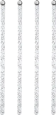 Produktbild von 100 Getränke-Quirle 16,5 cm transparent "Glitter - Diamant"