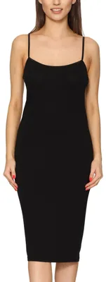 Produktbild von Merry Style Damen Unterkleid Unterrock verstellbare Träger MS10-402 (Schwarz, XS)