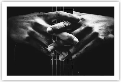 Produktbild von Poster - Poster ohne Rahmen - Gitarre Musiker Musik - 91,5x61 cm - Wand Bild - Wanddeko - Wandbilder - Kunstposter - Wandposter - Bilder - Kunstdruck - Wanddekoration - Wandbild - P2XAA91x61-4960