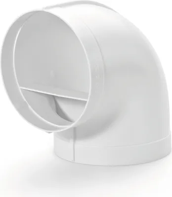 Zdjęcie produktu dla Naber COMPAIR System Ø 150 R-RBV flow 150 Kolanko rurowe 90° białe