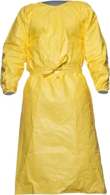 Produktbild von TYCHEM Kittel 2000 C Gr. S/M, gelb Dupont